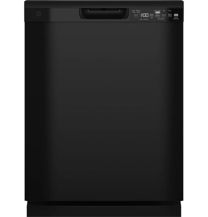 GDF550PGRBB GE® ENERGY STAR® Front Control with Plastic Interior Dishwasher with Sanitize Cycle & Dry Boost