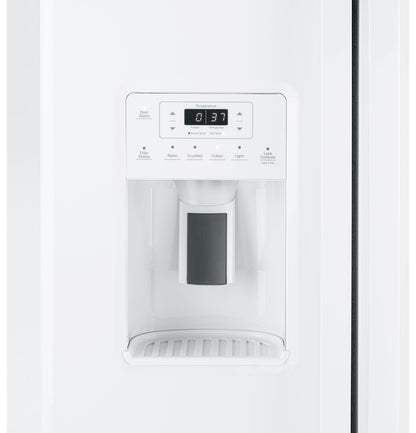 GSS23GGPWW GE® 23.0 Cu. Ft. Side-By-Side Refrigerator