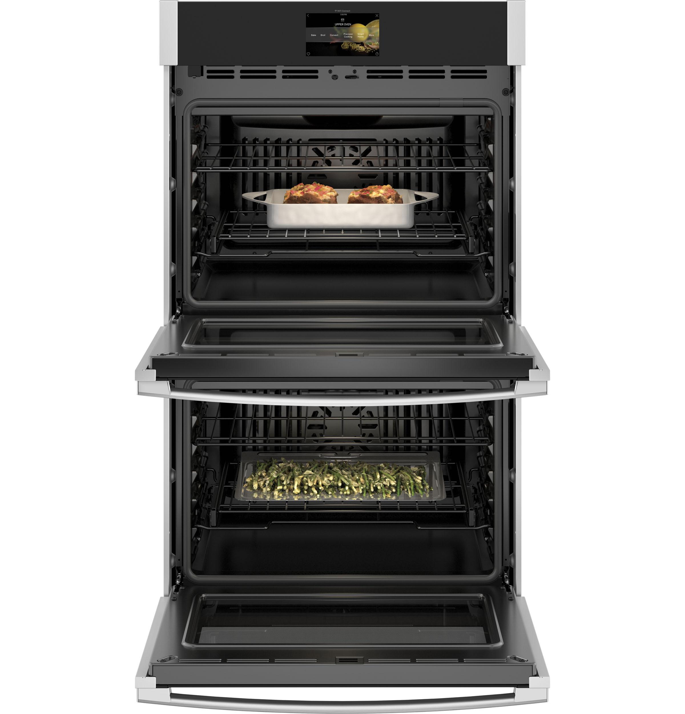 GE Profile™ 30" Smart Built-In Convection Double Wall Oven with No Preheat Air Fry and Precision Cooking