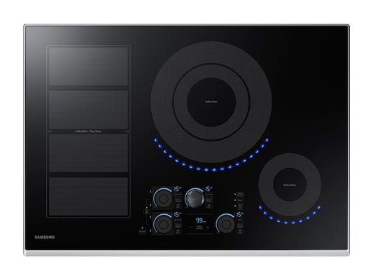 Samsung NZ30K7880US 30" Smart Induction Cooktop in Stainless Steel