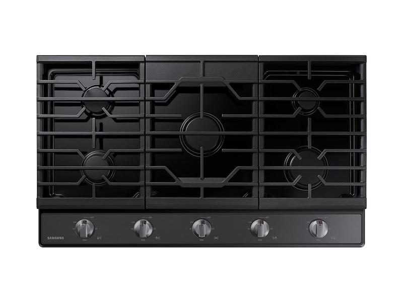 Samsung 36" Gas Cooktop in Black Stainless Steel