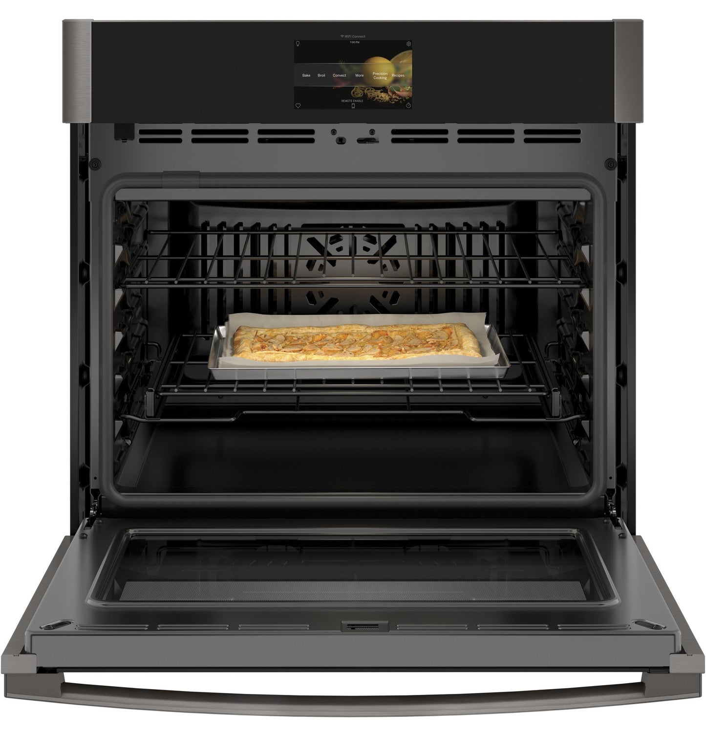 PTS7000BNTS GE Profile™ 30" Smart Built-In Convection Single Wall Oven with No Preheat Air Fry and Precision Cooking