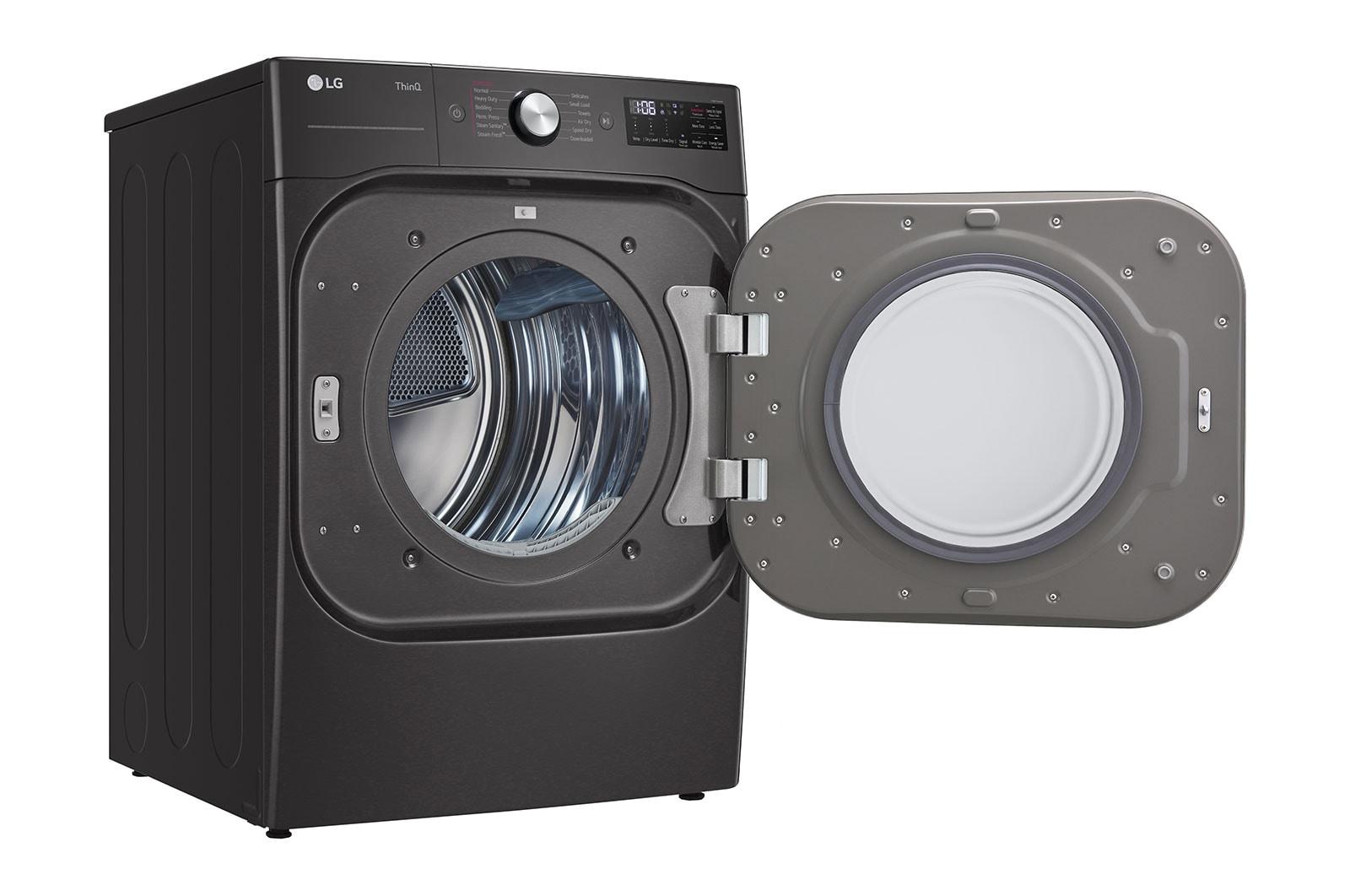 Lg 9.0 cu. ft. Mega Capacity Smart wi-fi Enabled Front Load Gas Dryer with TurboSteam™ and Built-In Intelligence