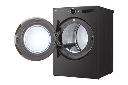 Lg DLGX6701B 7.4 cu. ft. Ultra Large Capacity Smart Front Load Gas Dryer with Built-In Intelligence & TurboSteam®