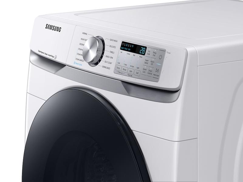 Samsung 4.5 cu. ft. Large Capacity Smart Front Load Washer with Super Speed Wash - White