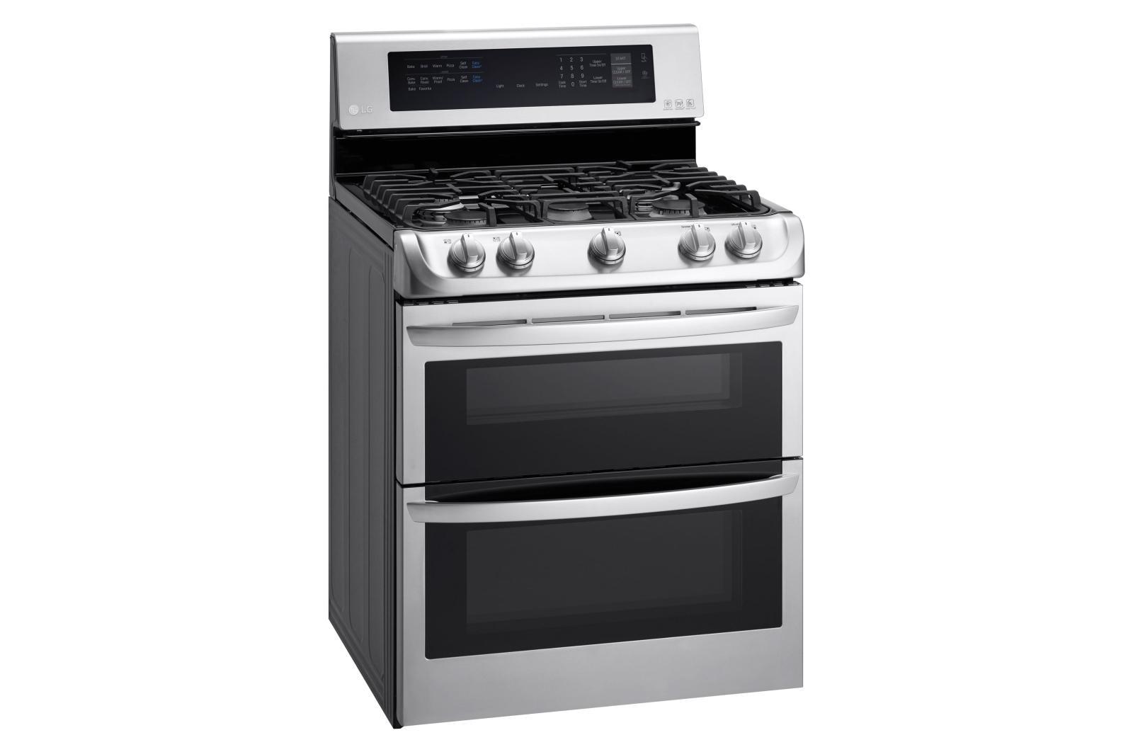 Lg 6.9 cu. ft. Gas Double Oven Range with ProBake Convection® and EasyClean®