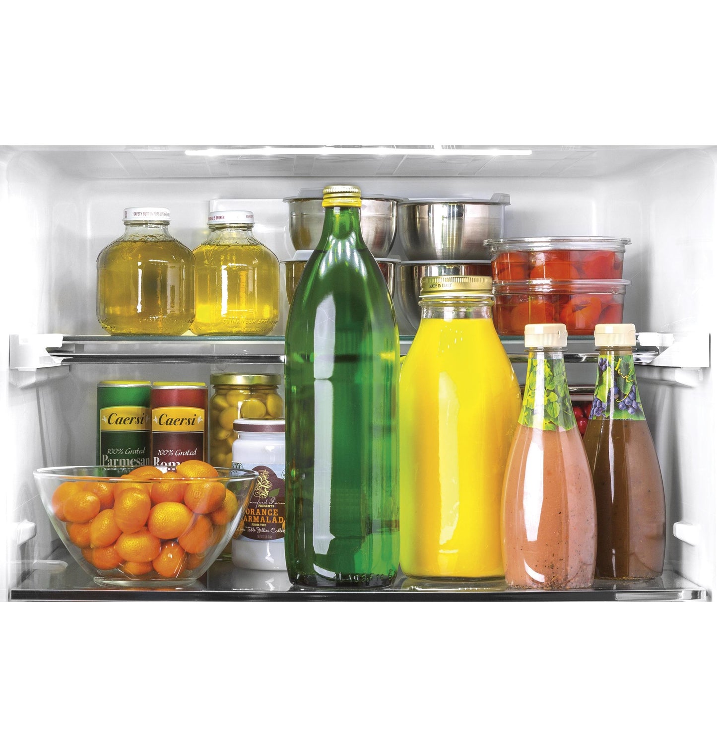 GLE12HSPSS GE® ENERGY STAR® 11.9 Cu. Ft. Bottom-Freezer Refrigerator