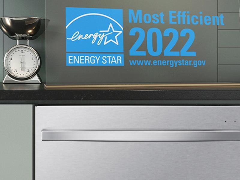 Samsung DW80B7071US AutoRelease Smart 42dBA Dishwasher with StormWash+™ and Smart Dry in Stainless Steel