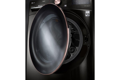 Lg WM4000HBA 4.5 cu. ft. Ultra Large Capacity Front Load Washer - Black Steel