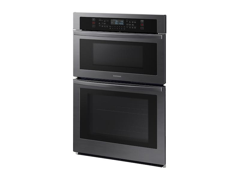 Samsung NQ70T5511DG 30" Microwave Combination Wall Oven with Wi-Fi in Black Stainless Steel