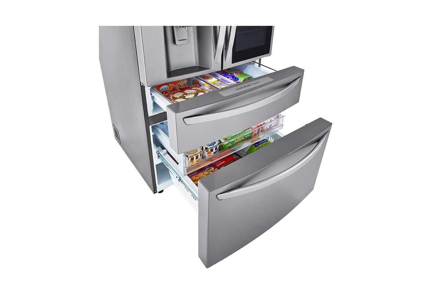 Lg LRMVC2306S 23 cu. ft. Smart Wi-Fi Enabled InstaView® Door-in-Door® Counter-Depth Refrigerator with Craft Ice™ Maker
