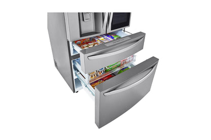 Lg LRMVC2306S 23 cu. ft. Smart Wi-Fi Enabled InstaView® Door-in-Door® Counter-Depth Refrigerator with Craft Ice™ Maker
