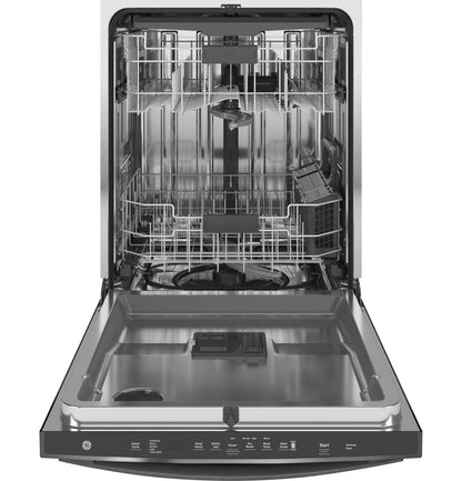 GE® Top Control with Stainless Steel Interior Dishwasher with Sanitize Cycle & Dry Boost with Fan Assist
