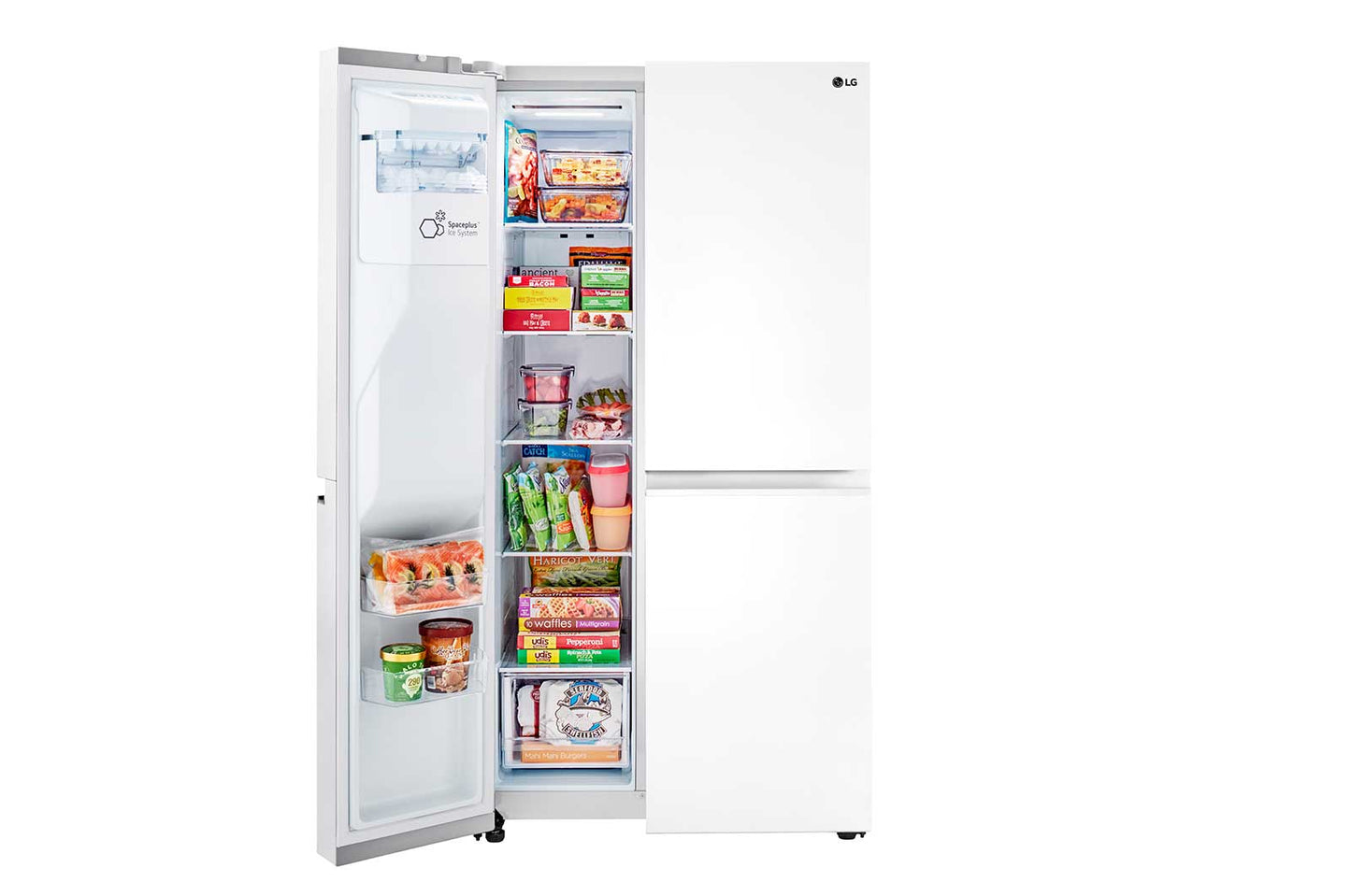 Lg 27 cu. ft. Side-by-Side Refrigerator with Smooth Touch Ice Dispenser