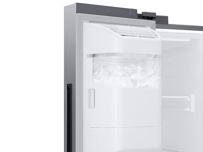 Samsung RS27T5200SR 27. 4 cu. ft. Side-by-Side Refrigerator with Large Capacity in Stainless Steel