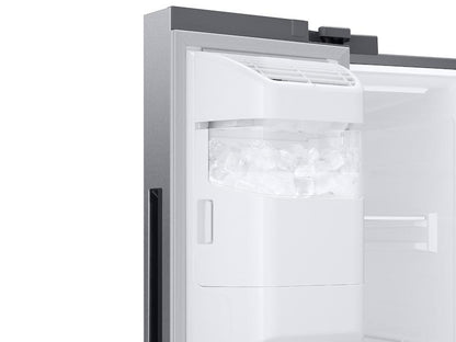 Samsung RS27T5200SR 27. 4 cu. ft. Side-by-Side Refrigerator with Large Capacity in Stainless Steel