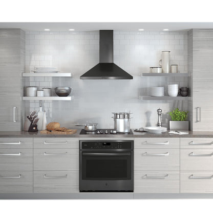 JVW5301BJTS GE® 30" Wall-Mount Pyramid Chimney Hood