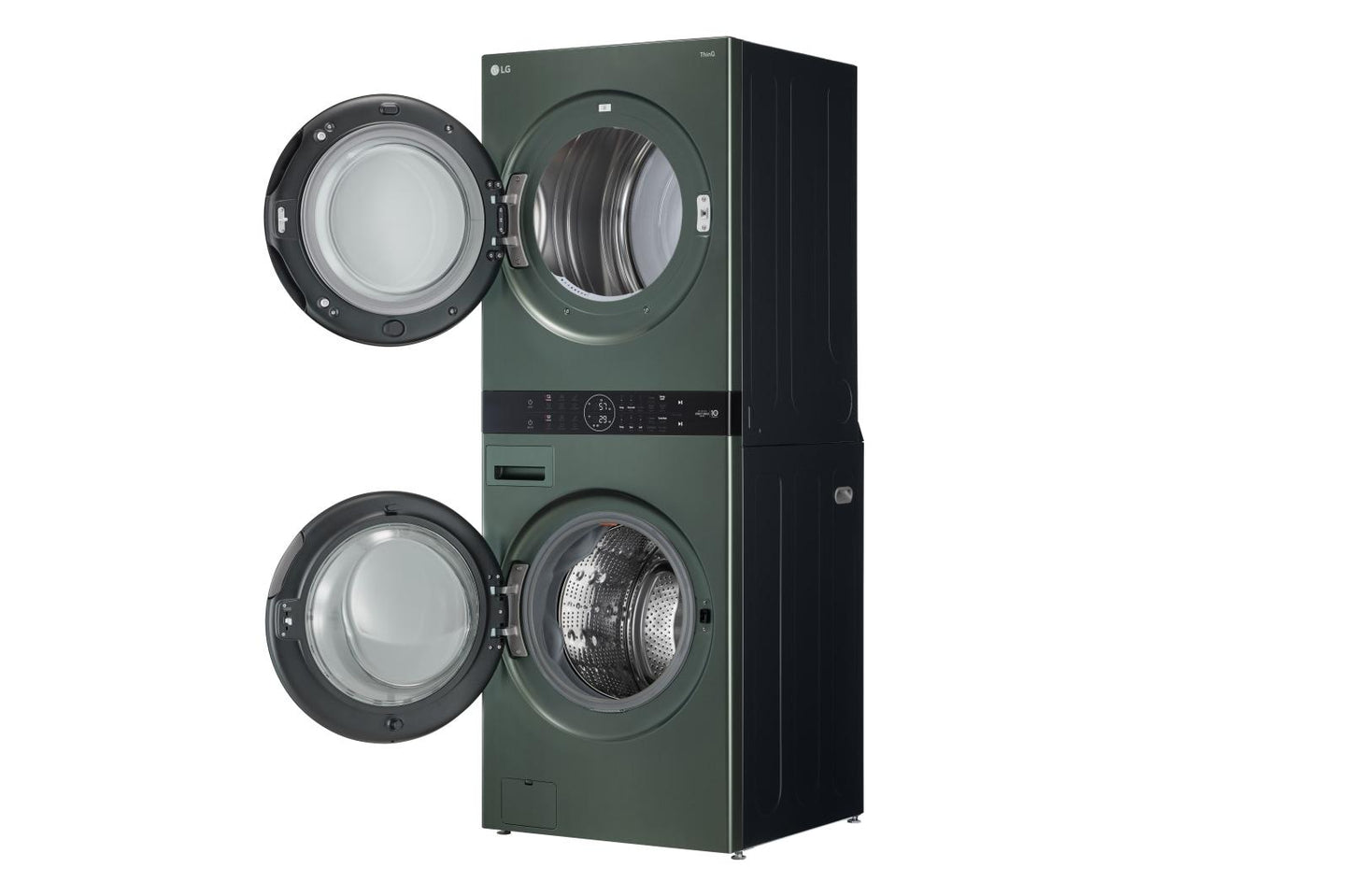 Lg WKGX201HGA Single Unit Front Load LG WashTower™ with Center Control™ 4.5 cu. ft. Washer and 7.4 cu. ft. Gas Dryer