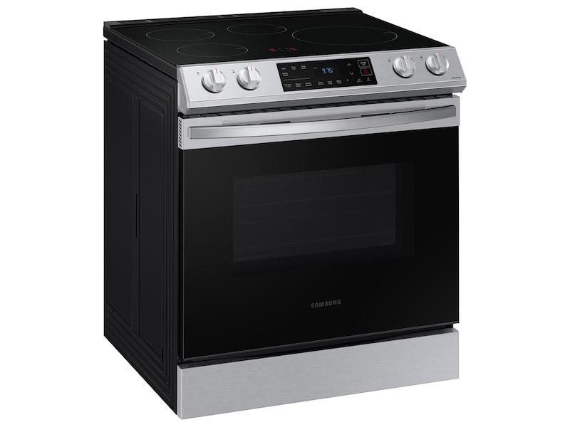 Samsung 6.3 cu. ft. Smart Rapid Heat Induction Slide-in Range in Stainless Steel