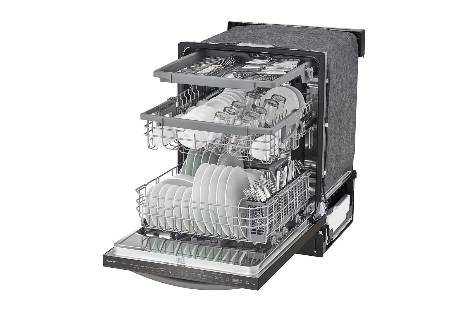 Lg LDTS5552D Top Control Smart Dishwasher with QuadWash™