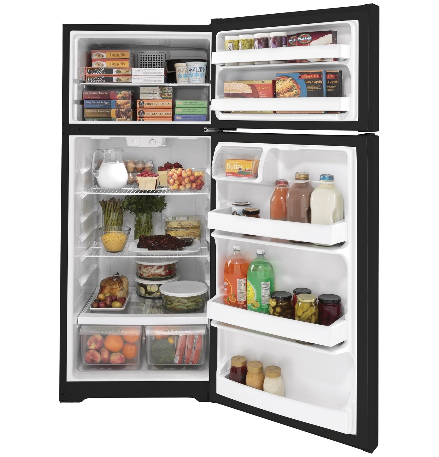 GTE18DTNRBB GE® ENERGY STAR® 17.5 Cu. Ft. Top-Freezer Refrigerator