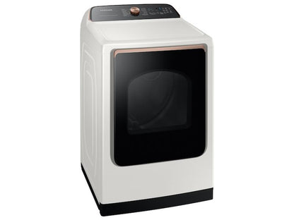 Samsung DVE55A7300E 7.4 cu. ft. Smart Electric Dryer with Steam Sanitize+ in Ivory