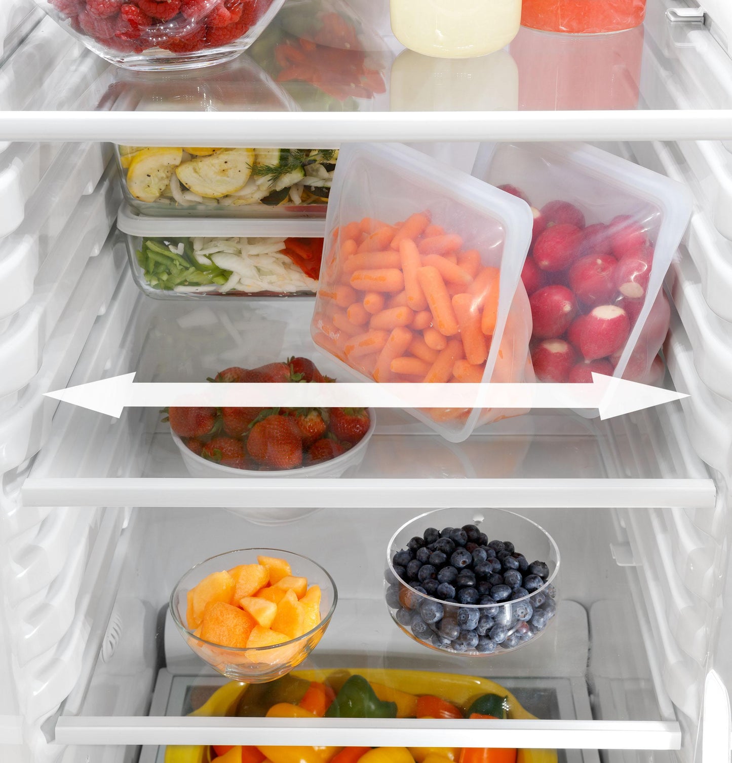 GSS23GYPFS GE 23.0 Cu. Ft. Side-By-Side Refrigerator