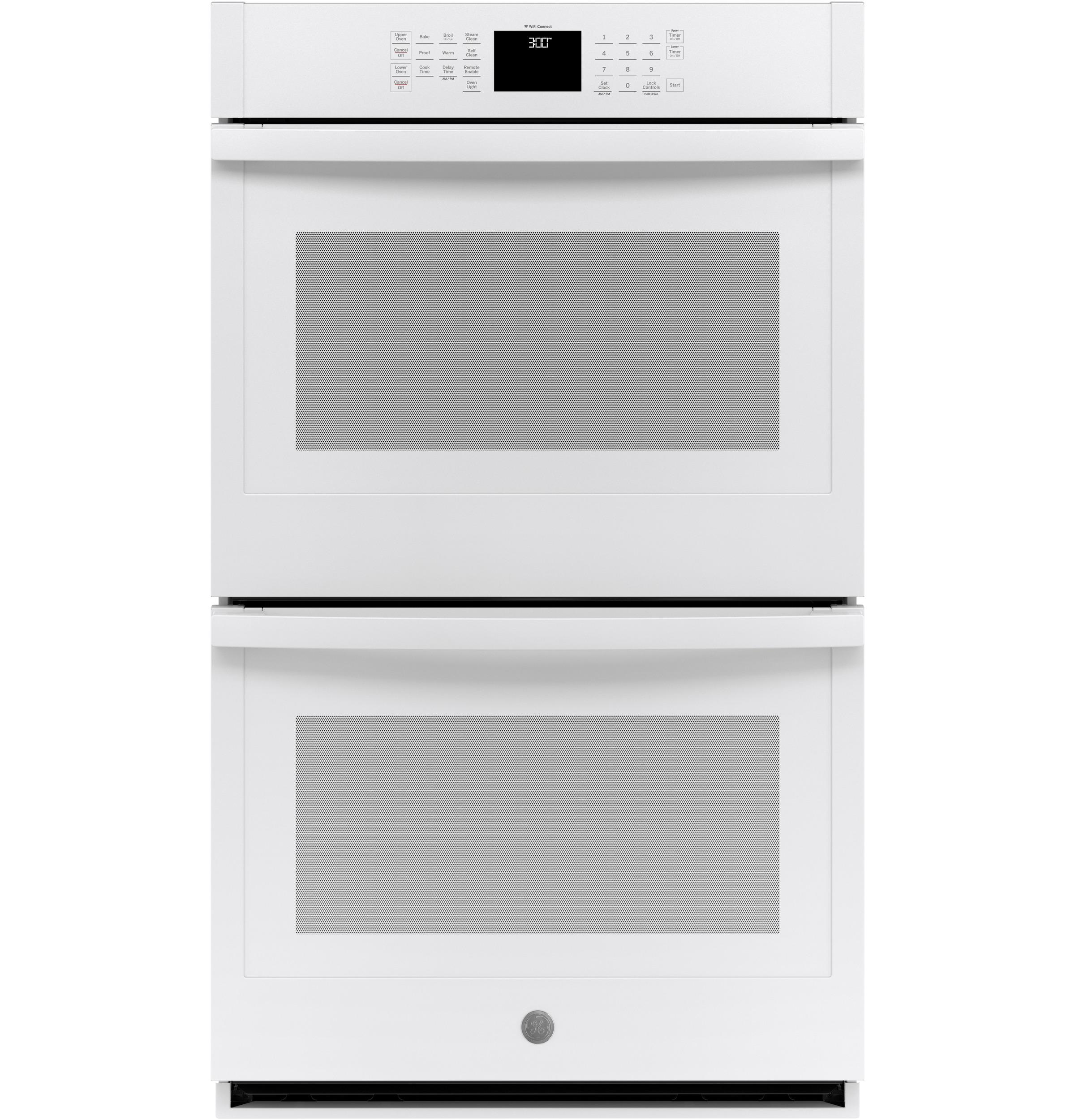 JTD3000DNWW GE® 30" Smart Built-In Self-Clean Double Wall Oven with Never-Scrub Racks