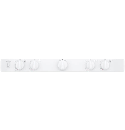JGBS10DEMWW GE® 30" Free-Standing Front Control Gas Range