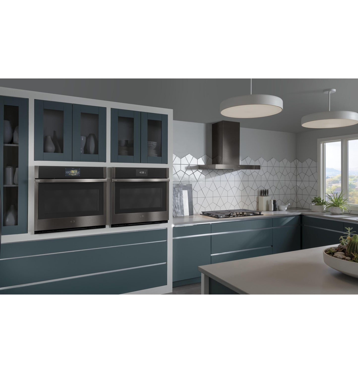 PTS7000BNTS GE Profile™ 30" Smart Built-In Convection Single Wall Oven with No Preheat Air Fry and Precision Cooking