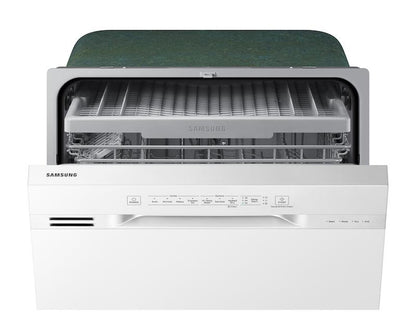 Samsung DW80N3030UW Front Control 51 dBA Dishwasher with Hybrid Interior in White