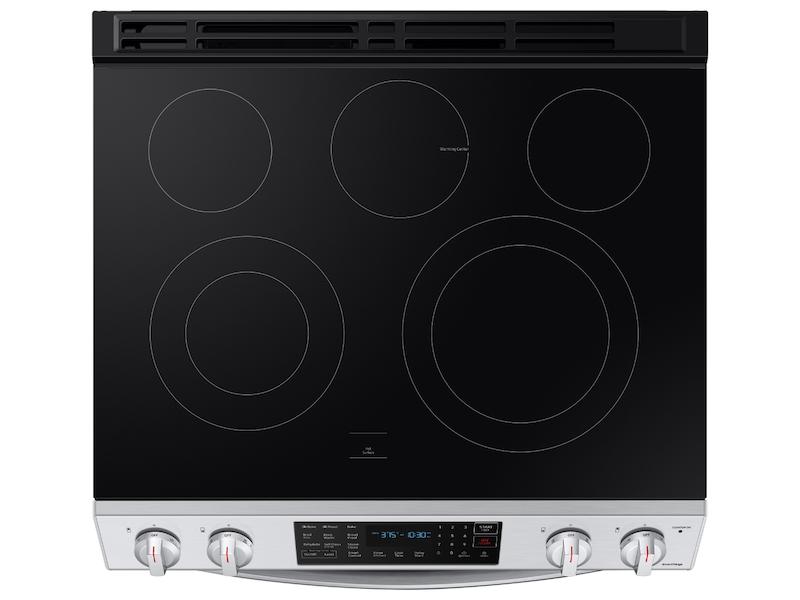 6.3 cu. ft. Smart Slide-in Electric Range with Convection in Stainless Steel