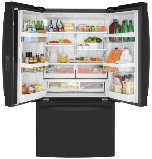 GE® ENERGY STAR® 23.1 Cu. Ft. Counter-Depth French-Door Refrigerator