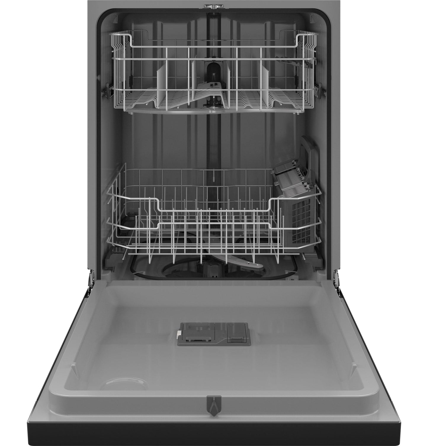 GDF550PGRBB GE® ENERGY STAR® Front Control with Plastic Interior Dishwasher with Sanitize Cycle & Dry Boost