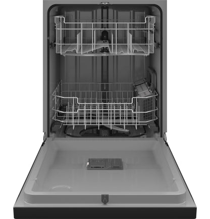 GDF550PGRBB GE® ENERGY STAR® Front Control with Plastic Interior Dishwasher with Sanitize Cycle & Dry Boost