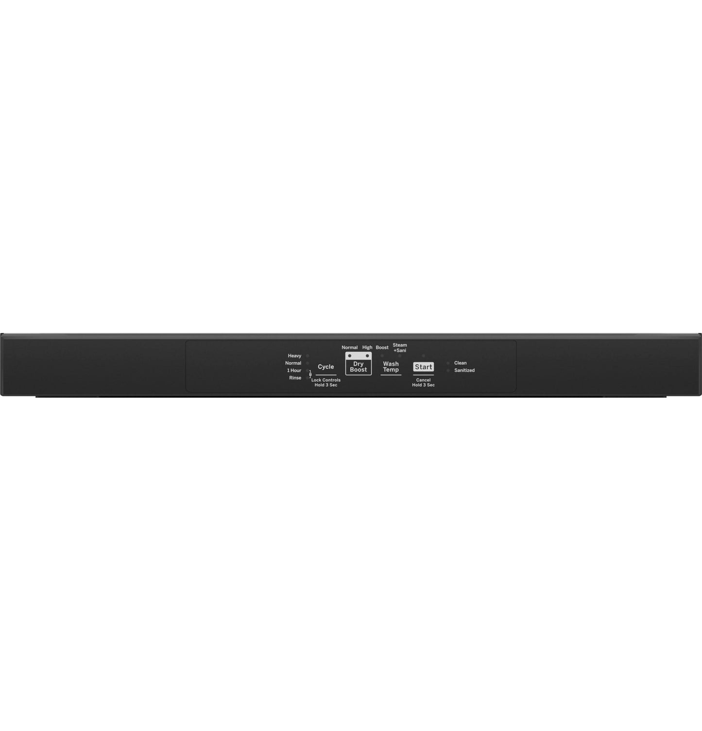 GDT535PGRBB GE® ENERGY STAR® Top Control with Plastic Interior Dishwasher with Sanitize Cycle & Dry Boost
