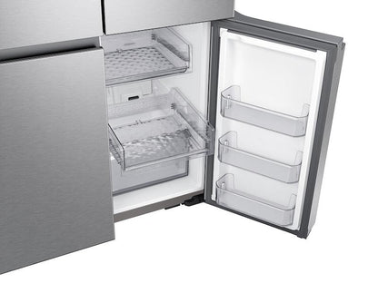 Samsung 23 cu. ft. Smart Counter Depth 4-Door Flex™ refrigerator with AutoFill Water Pitcher and Dual Ice Maker in Stainless Steel