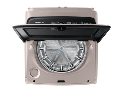 Samsung WA52A5500AC 5.2 cu. ft. Large Capacity Smart Top Load Washer with Super Speed Wash in Champagne