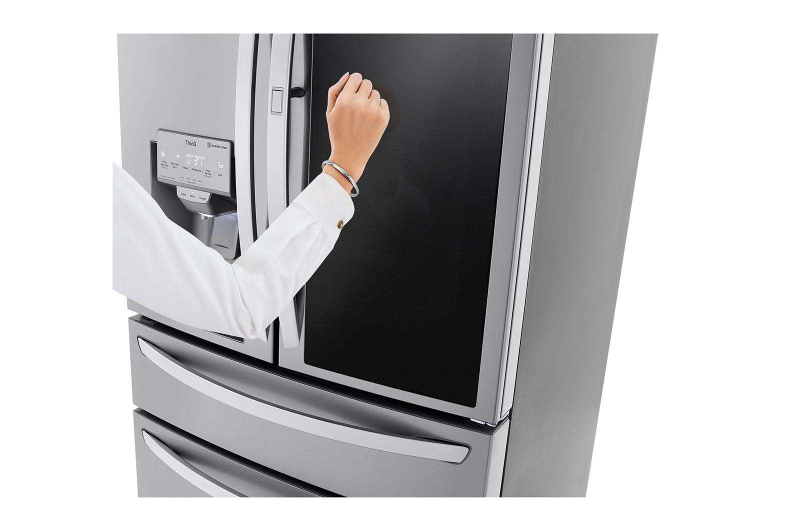 23 cu. ft. Smart wi-fi Enabled InstaView™ Door-in-Door® Counter-Depth Refrigerator with Craft Ice™ Maker
