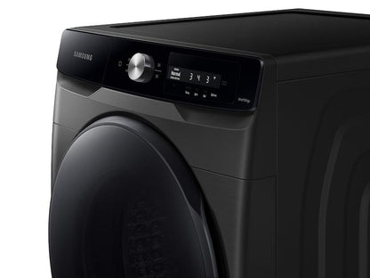 4.5 cu. ft. Large Capacity Smart Dial Front Load Washer with Super Speed Wash in Brushed Black