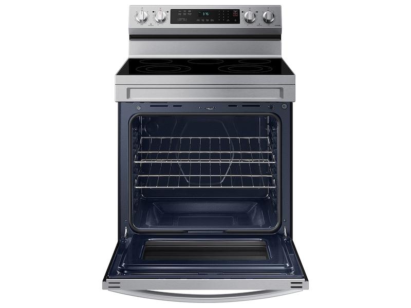 Samsung NE63A6311SS 6.3 cu. ft. Smart Freestanding Electric Range with Rapid Boil™ & Self Clean in Stainless Steel