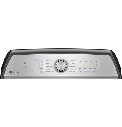 PTW600BPRDG GE Profile™ ENERGY STAR® 5.0 cu. ft. Capacity Washer with Smarter Wash Technology and FlexDispense™