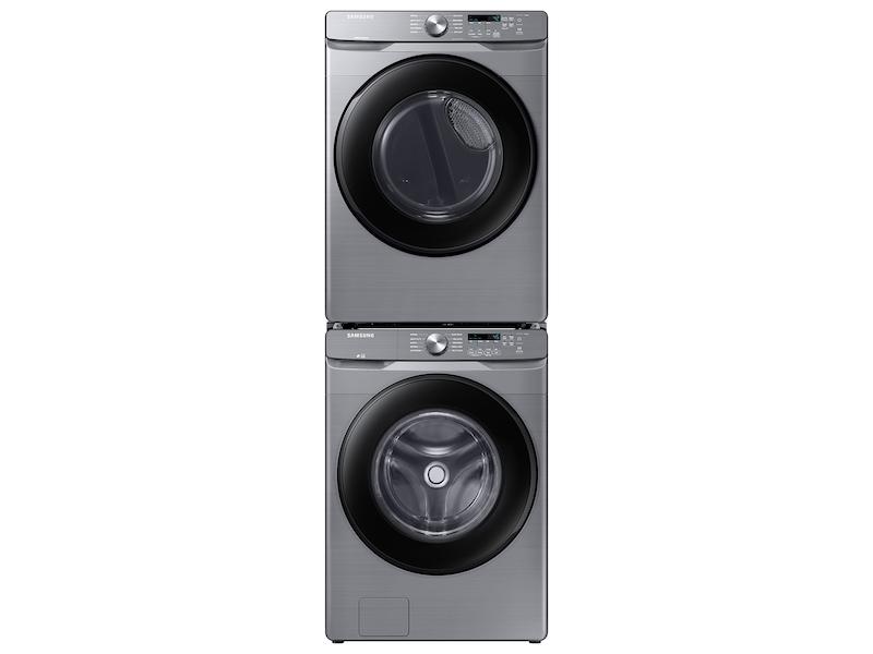 7.5 cu. ft. Front Load Gas Dryer with Sensor Dry in Platinum