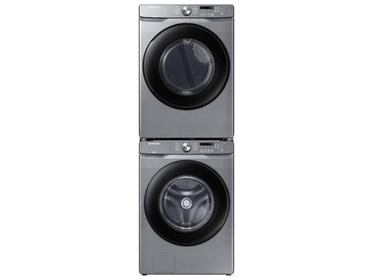 7.5 cu. ft. Front Load Gas Dryer with Sensor Dry in Platinum