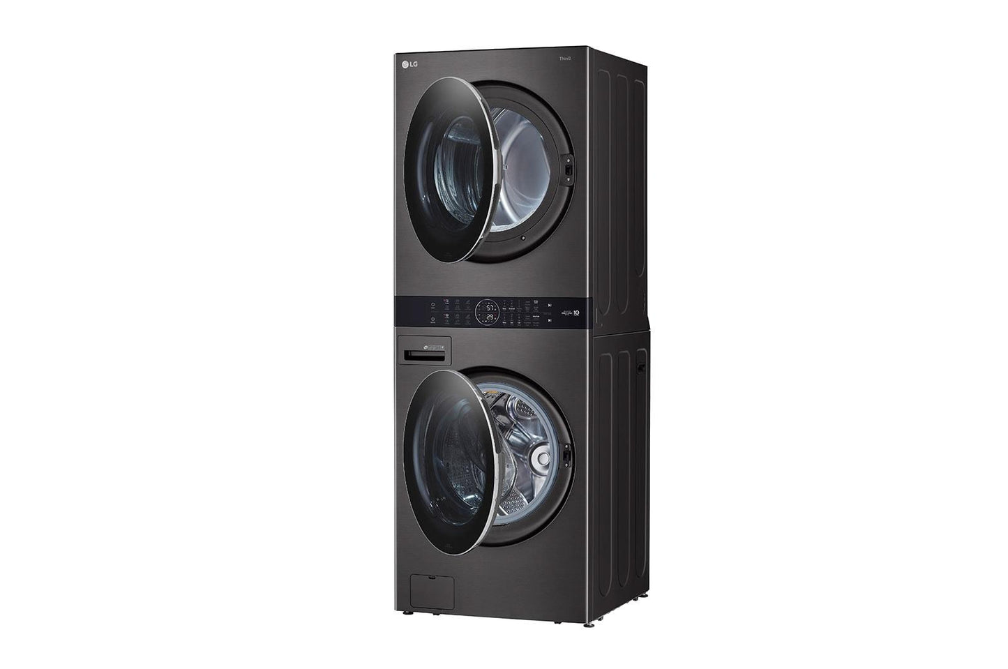 Lg WKGX201HBA Single Unit Front Load LG WashTower™ with Center Control™ 4.5 cu. ft. Washer and 7.4 cu. ft. Gas Dryer