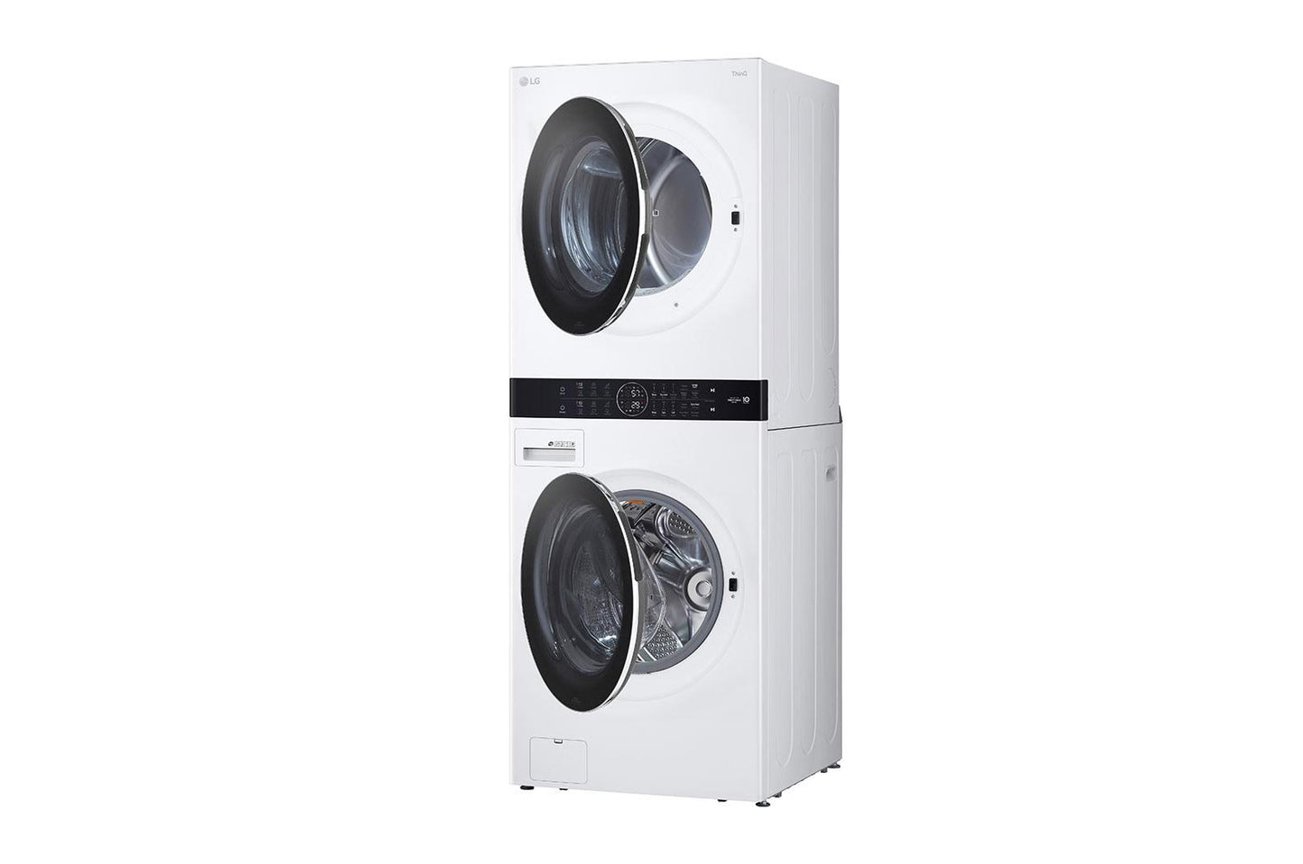 Lg WKGX201HWA Single Unit Front Load LG WashTower™ with Center Control™ 4.5 cu. ft. Washer and 7.4 cu. ft. Gas Dryer