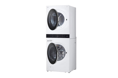 Lg WKGX201HWA Single Unit Front Load LG WashTower™ with Center Control™ 4.5 cu. ft. Washer and 7.4 cu. ft. Gas Dryer