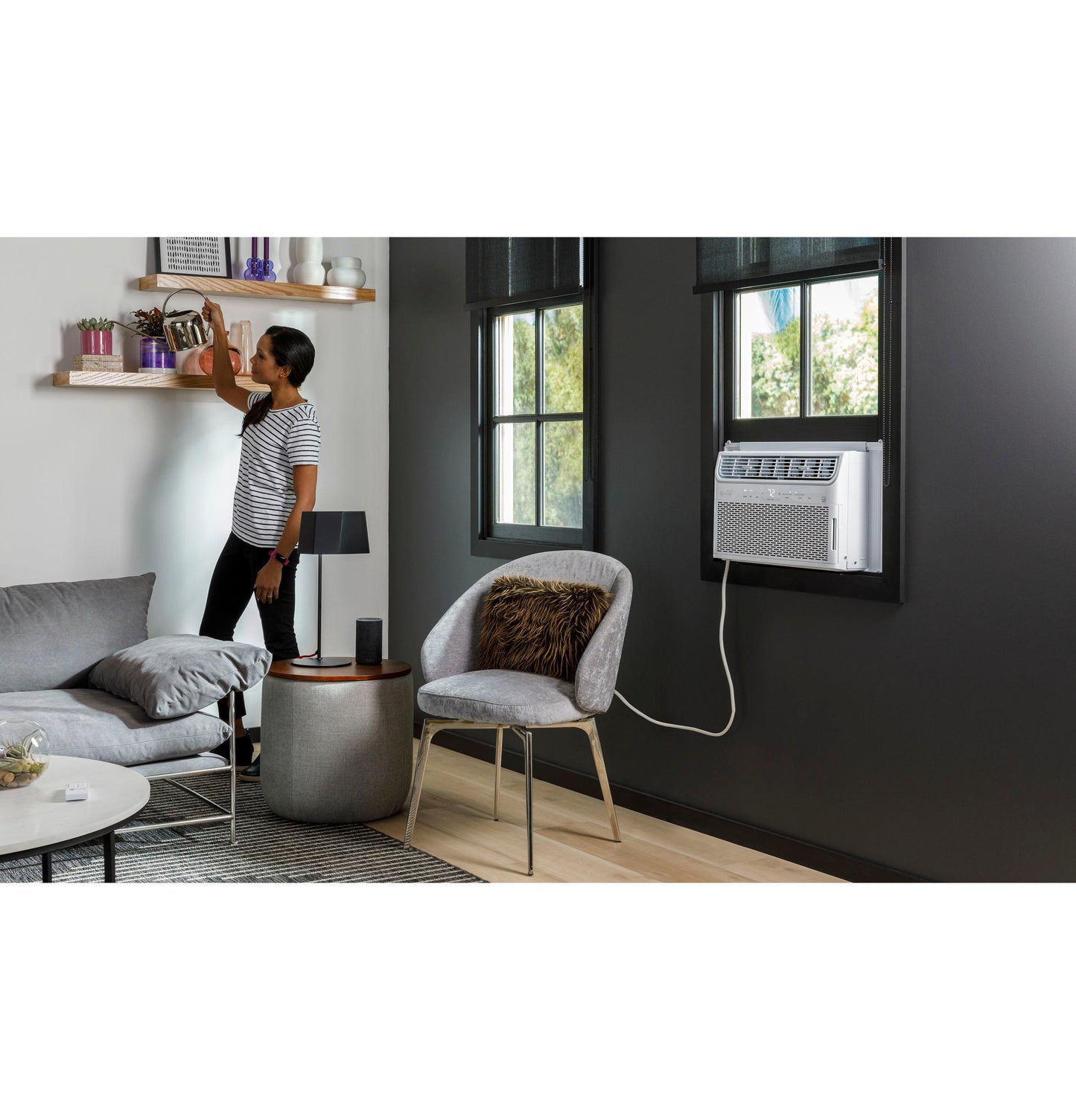 GE Profile™ ENERGY STAR® 10,100 BTU Inverter Smart Ultra Quiet Window Air Conditioner for Medium Rooms up to 450 sq. ft.