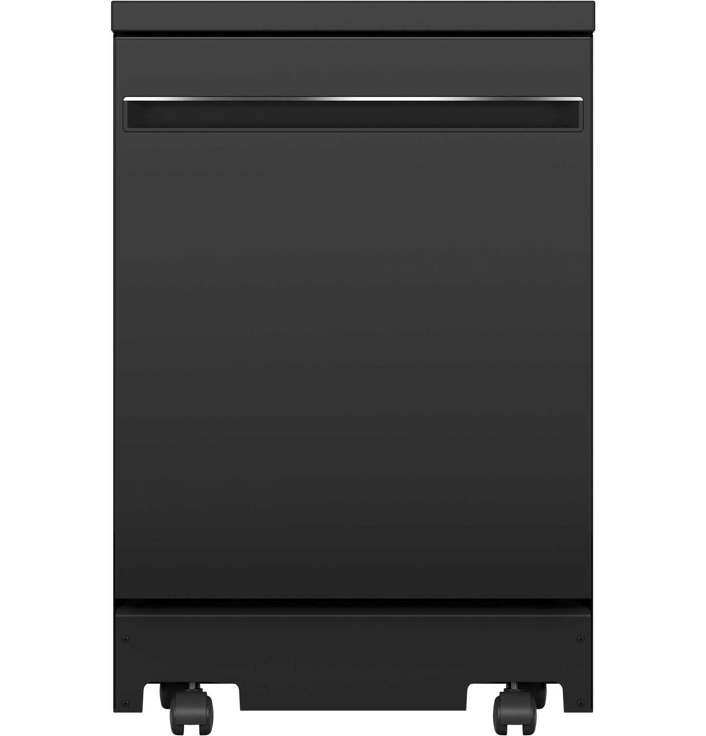 GPT225SGLBB GE® ENERGY STAR® 24" Stainless Steel Interior Portable Dishwasher with Sanitize Cycle