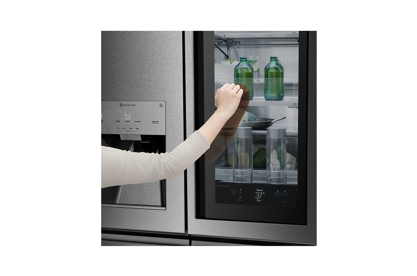 URNTS3106N LG SIGNATURE 31 cu. ft. Smart wi-fi Enabled InstaView® Door-in-Door® Refrigerator